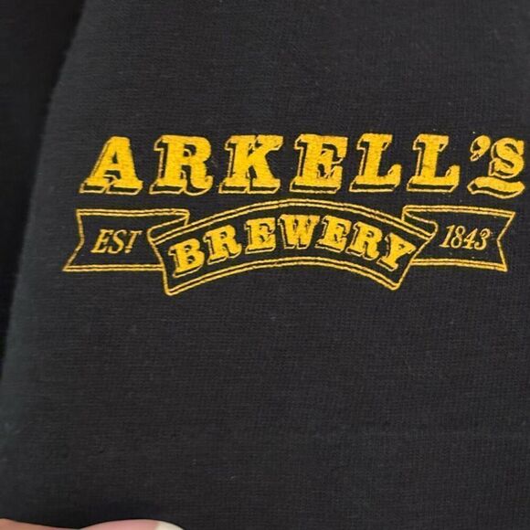 Screen Stars Vintage Black Arkell’s Brewery T-shirt. Size Large #beertshirt - Picture 5 of 7